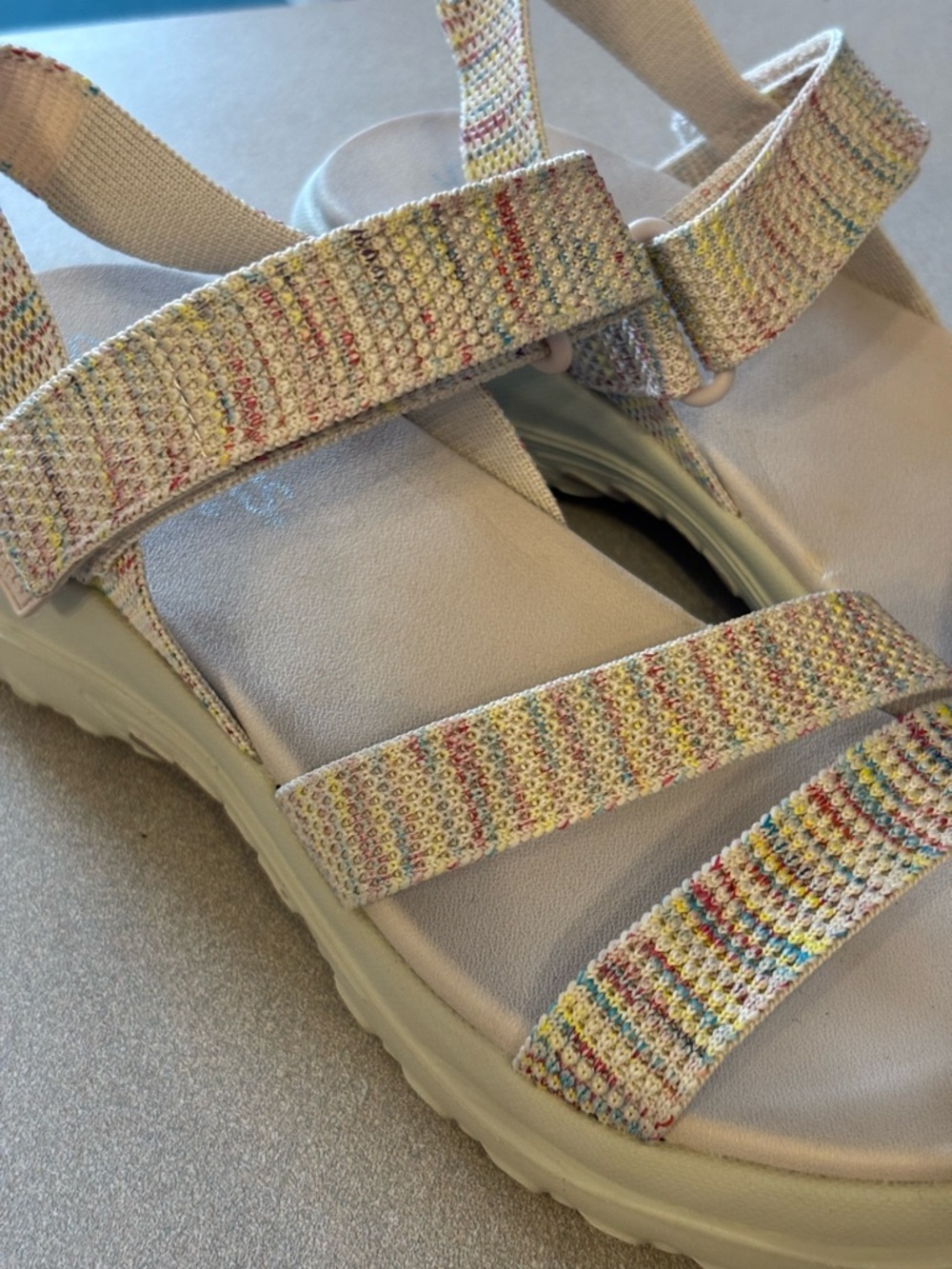 Skechers Reggae Bound Women's Light Pink Multi-Accent Sport Sandal - Picture 9 of 10